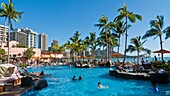 Swimming Pool  Waikiki Beach  Honolulu O´ahu Hawaii  United States