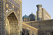 The Registan  Tilla Kari Medressa), Samarkand, Uzbekistan, Central Asia