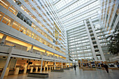 New City Hall and Central Library building by architect Richard Meier  50 m high, 13 floors, built in 1995), The Hague, The Netherlands