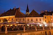 Mica square  Sibiu  Transylvania  Romania