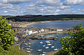 Fishing port harbour, Stonehaven, Aberdeenshire, Scotland, UK