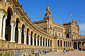 Plaza de España in Maria Luisa Park, Seville. Andalusia, Spain