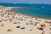 Beach, Antibes. French Riviera, Provence-Alpes-Cote d´Azur, France