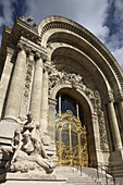 The entrance of Petit Palais, Paris. France