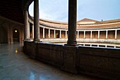 Palace of Charles V at the Alhambra in Granada. Granada. Andalucia. Spain.