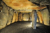 Le Dehus, burial chamber and Neolithic tomb 6500 BC  Guernsey, Channel Islands, UK
