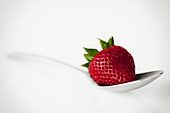 Strawberry on a spoon