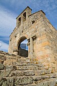 Ruins of the castle church in the Historic Village of Castelo Mendo, in Beira Alta of Guarda District  Portugal