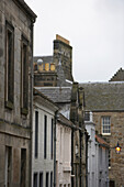 The old houses in St. Andrews, Scottland