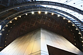 Entrance hall of Messeturm, Frankfurt am Main, Hesse, Germany