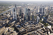 Innenstadt, Zentrum, Bankenviertel, Frankfurt am Main, Hessen, Deutschland