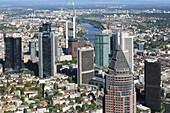 Messeturm, Bankenviertel, Westend, Frankfurt am Main, Hessen, Deutschland