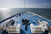 Bow of cruiseship MS Delphin (Hansa Kreuzfahrten), Caribbean Sea