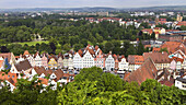 View over Old Town, Landshut, Lower Bavaria, Germany