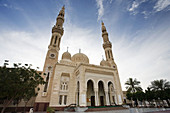 United Arab Emirates, Dubai, Jumeirah Mosque at dusk