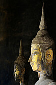 Buddha statues, temple of Vat Visun, Luang Prabang, Laos