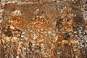 Ethiopia, Lalibela, World Heritage Site, Church of Bieta Merkorios, Frescoe of The 3 Wise Men