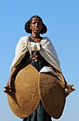 Ethiopia, Tigray woman on her way to Wukro market