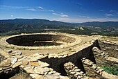 Pagosa Springs, Colorado - A kiva at Chimney Rock, the focus of an Anasazi community dating from the tenth century  Copyright Jim West