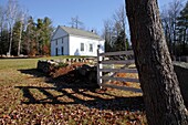 Seventh-day Adventist Church during the autumn months in Washington, New Hampshire USA