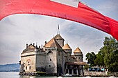 Chillon Castle in Montreux  Switzerland