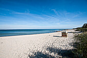 Sandy beach at Baltic Sea, Niendorf, Schleswig-Hostein, Germany
