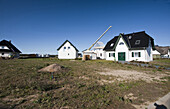 Single-family home building site, Priwall, Travemunde, Lubeck, Schleswig-Holstein, Germany