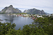 Idyllic Fishing Village, Reine, Moskenesoy, Lofoten, Nordland, Norway, Europe