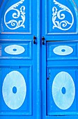 Tunez: Sidi Bou Said Detail of a door