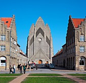Grundtvig church 1921-1940, architects Peder Vilhelm Jensen Klint, Kaare Klint, Copenhagen, Denmark