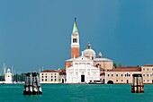 Church of San Giorgio Maggiore view from Santa Maria della Salute, Venice, Veneto, Italy