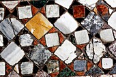 Byzantine mosaic floor, church Santa Maria e San Donato, Murano, Venice, Veneto, Italy