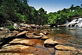 Tad Xay and Pha Xay  ‘Tad’ and ‘Pha’ respectively mean ‘waterfall’ and ‘cliff’) may arguably be the most beautiful ‘twin’ waterfall in Phou Khao Khouay, particularly during the rainy season.The Houey Xay stream has its source in the northern mountains of