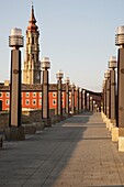 Piedra Bridge over River Ebro, Zaragoza - Saragossa, Aragon, Spain