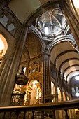 Interior of Catedral, Santiago de Compostela, Galicia, Spain