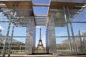 Peace Monument, Eiffel Tower, Paris, France, Europe