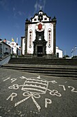 Sao Pedro Saint Peter church, in the town of Vila Franca do Campo  Sao Miguel island, Azores, Portugal
