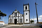 The church in the village of Pedreira do Nordeste  Sao Miguel island, Azores, Portugal