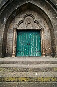 The main gates of Convent of Santo André, in the town of Vila Franca do Campo  Sao Miguel island, Azores, Portugal