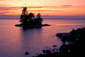 Small Island at Sunset, Seabright, Nova Scotia, Canada