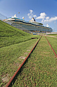 Brilliance of the seas cruise ship, Gatun locks, Panama Canal, Panama