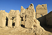 historic adobe ruins of the old town of Buraimi, Al Dhahirah region, Sultanate of Oman, Arabia, Middle East