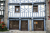 France, Brittany, Tréguier 22  Traditional house in old town