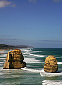The Twelve Apostles on the Great Ocean Road in Victoria in Australia