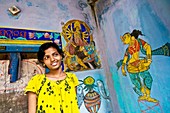 India,Orissa,Dandasahi village,murales,meet