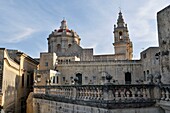 Mdina Cathedral also know as St Paul´s Cathedral, Mdina, Malta, Europe, november 2009