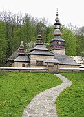 Old wooden Orthodox Church in Barejovske Teplice, Slovakia