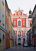 Parish Church of Saint Stanislaus in old town central Poznan Poland