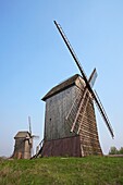 Old Wooden Windmills, Moraczewo, Cednicki Park at Wielkopolska, Poland