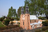 Pobiedziska Miniature Open Air Museum, Gniezno Cathedral model, Wielkopolska, Poland